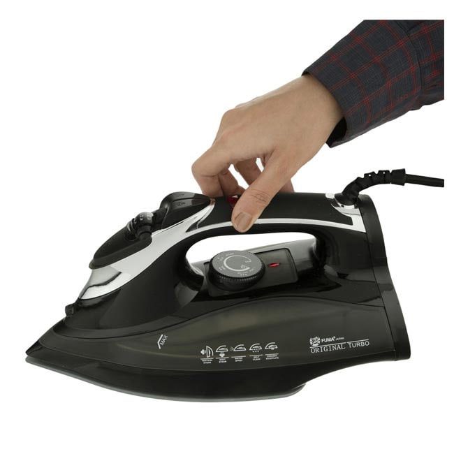 اتو بخار دستی مشکی فوما 3250 وات Fuma Steam Iron FU-2004