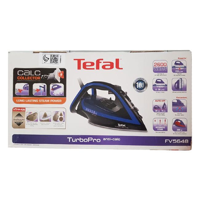 اتو بخار تفال دستی 2600 وات Tefal FV5648 Turbo Pro