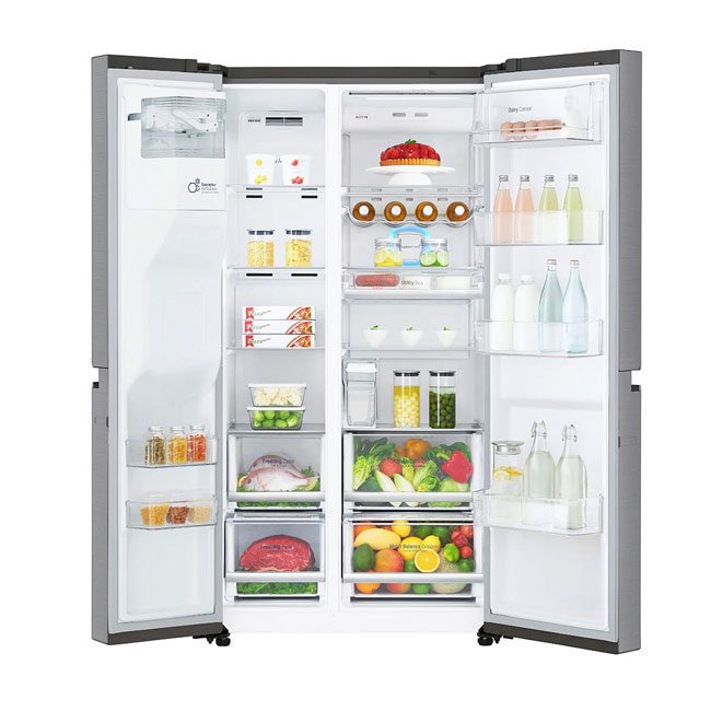 یخچال ساید بای ساید ال جی دو درب 30 فوت LG refrigerator GC-L247CLAV