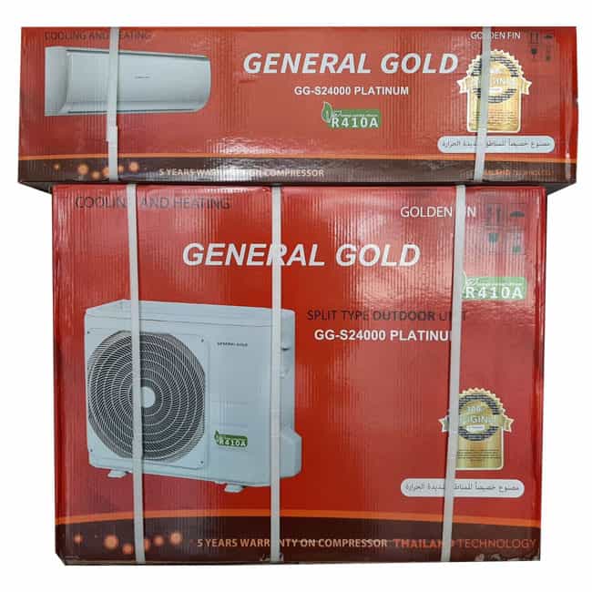 کولر گازی جنرال گلد پلاتینیوم 24000 GG-S24000 Platinum General Gold T1