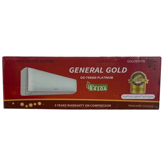 کولر گازی 9000 جنرال گلد پلاتینیوم GG-TS9000 PLATINUM R410