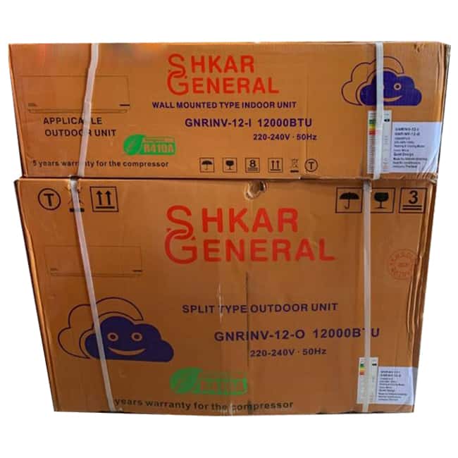 کولر گازی جنرال شکار 24000 اینورتر GNRINV-24-I R410A T1