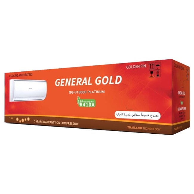 کولر گازی جنرال گلد پلاتنیوم 18000 GG-S18000 General Gold Platinum T3