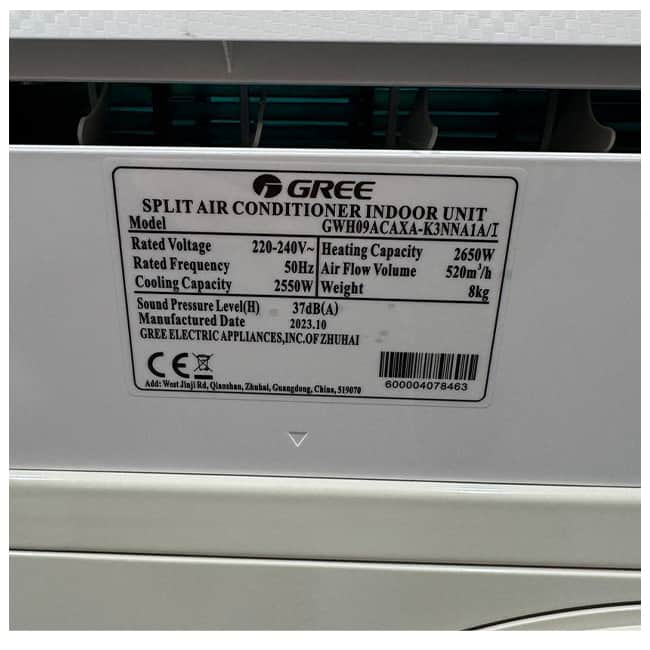 کولر گازی 9000 گری مدل GWH09ACAXA-K3NNA1A/I T1