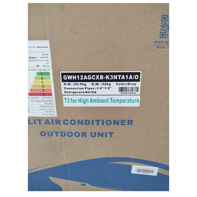 کولر گازی گری 12000 کم مصرف وای فای GWH12AGCXB-K3NTA1A T3