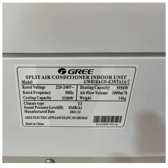 کولر گازی گری پلار 18000 کم مصرف GWH18AGD-K3NTA1A Polar T3 R410A اینورتر