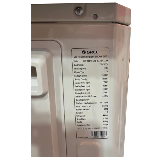 کولر گازی دیواری گری اینورتر پلار 24000 GWH24AGE-K3DTA1A WIFI T3