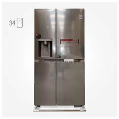 یخچال ال جی ساید 34 فوت مدل J348