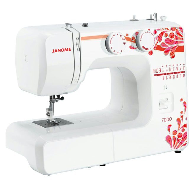 چرخ خیاطی و گلدوزی ژانومه 860 دور Janome Sewing Machine 7000