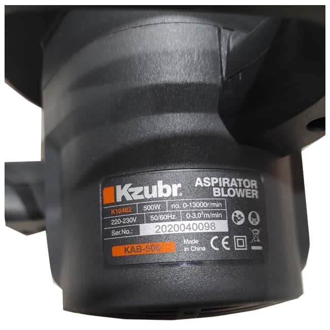 بلیور دمنده و مکنده برقی زوبر 500 وات K10482 kab-500