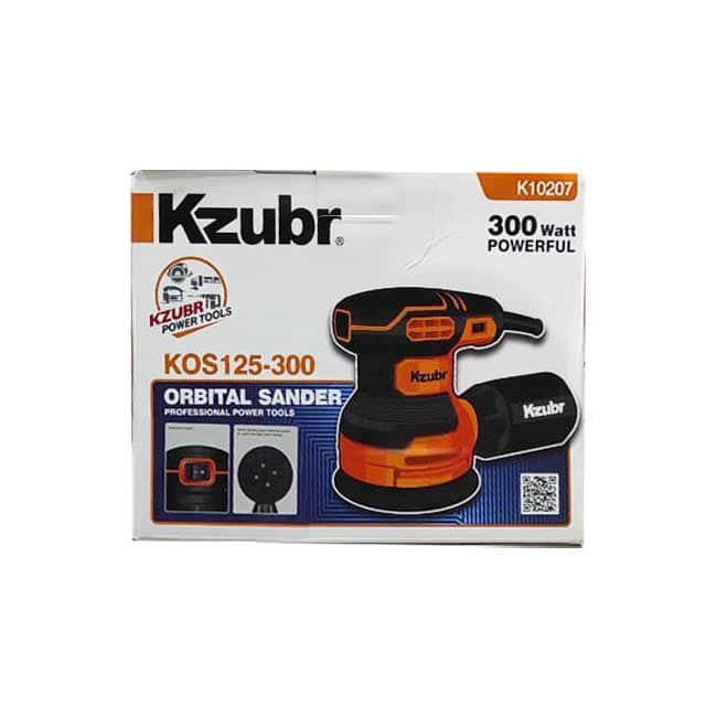 سنباده لرزان و گردان زوبر 300 وات 13000 دور Kzubr KOS-125-300