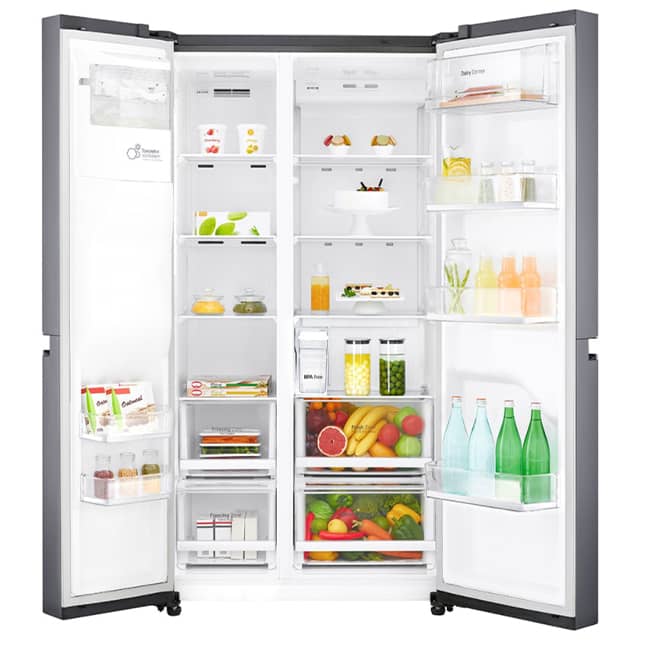 یخچال فریزر ساید بای ساید L267 ال جی اینورتر 668 لیتر یخساز