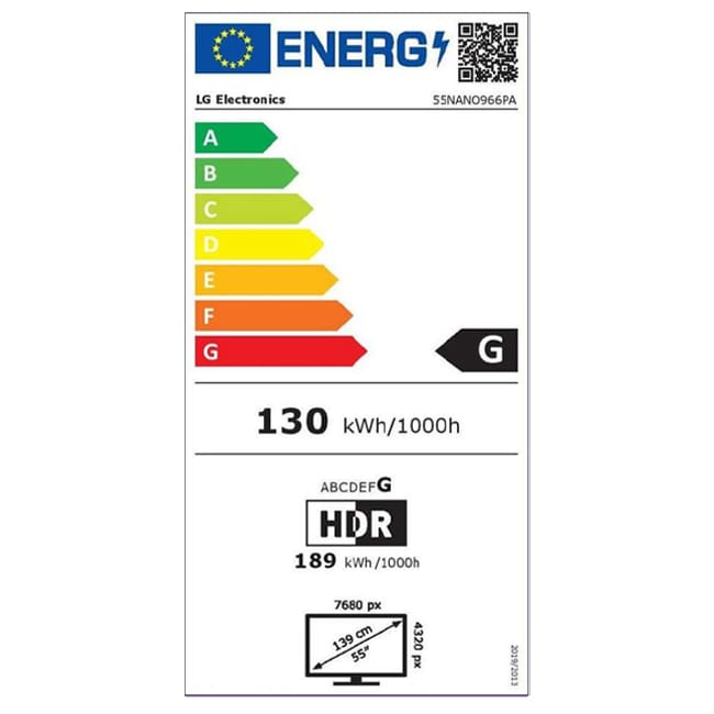 تلویزیون ال جی مدل 55NANO966