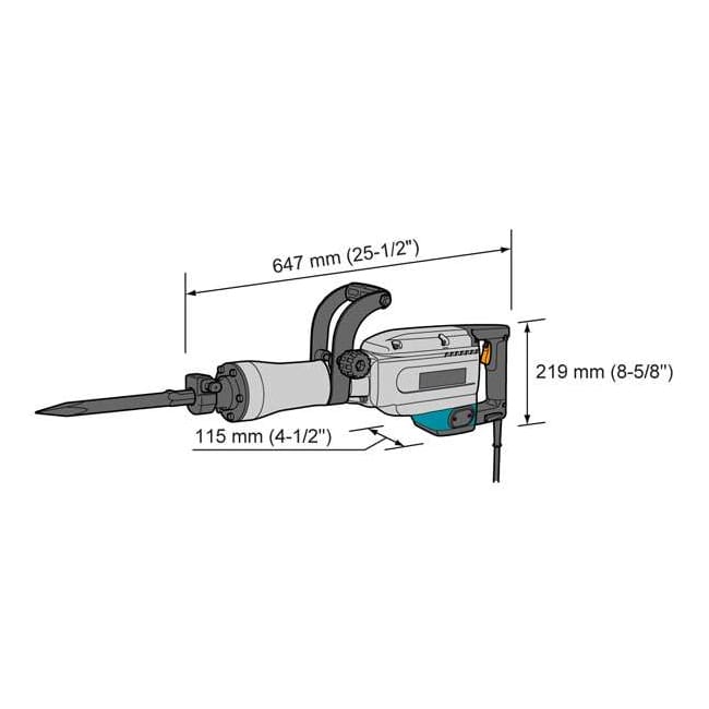 چکش تخریب ماکیتا سه نظام شش گوش 1500 وات Makita HM1304