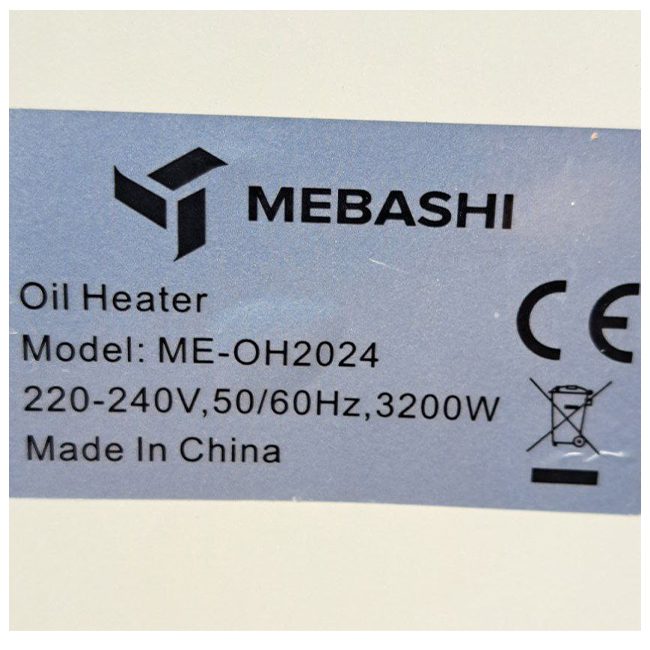 شوفاژ برقی مباشی مدل ME-OH2024