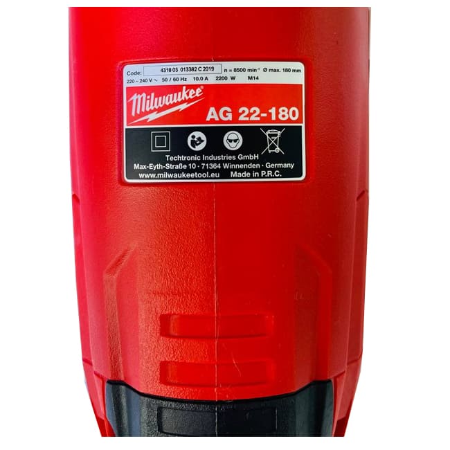 فرز بزرگ میلواکی سنگبری 2200 وات Milwaukee AG22-230