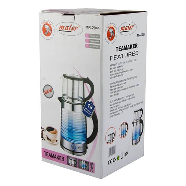 چای ساز ایستاده شیشه ای 2200 وات مایر Maier MR-2044