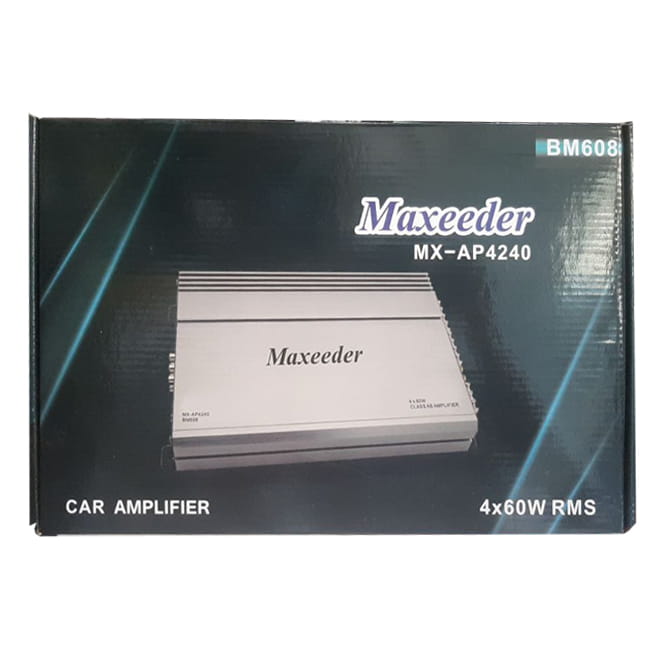 آمپلی فایر خودرو 60 × 4 وات مکسیدر Maxeeder MX-AP4240
