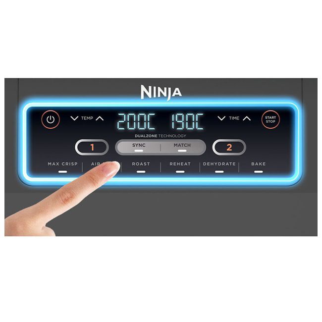 سرخ کن نینجا دوقلو 7.6 لیتر مدل AF300 Ninja