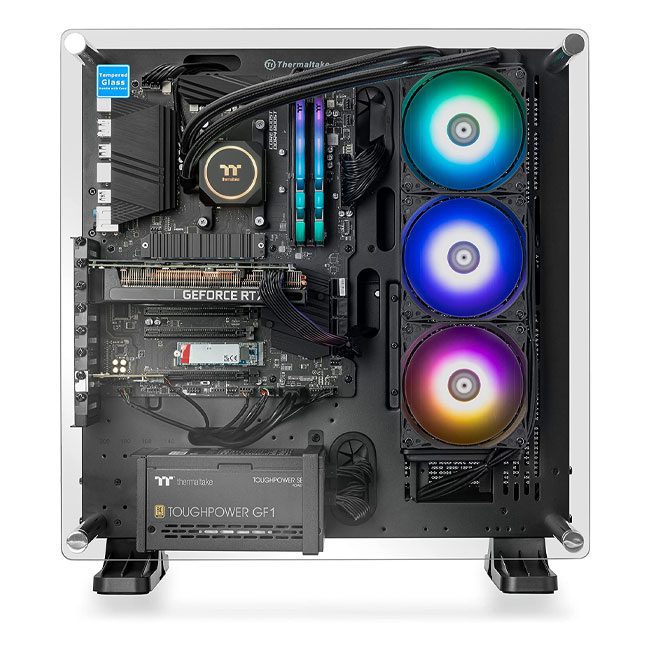 کامپیوتر دسکتاپ حافظه 16 گیگابایتی مدل Thermaltake P3BK-B550-37S-LCS