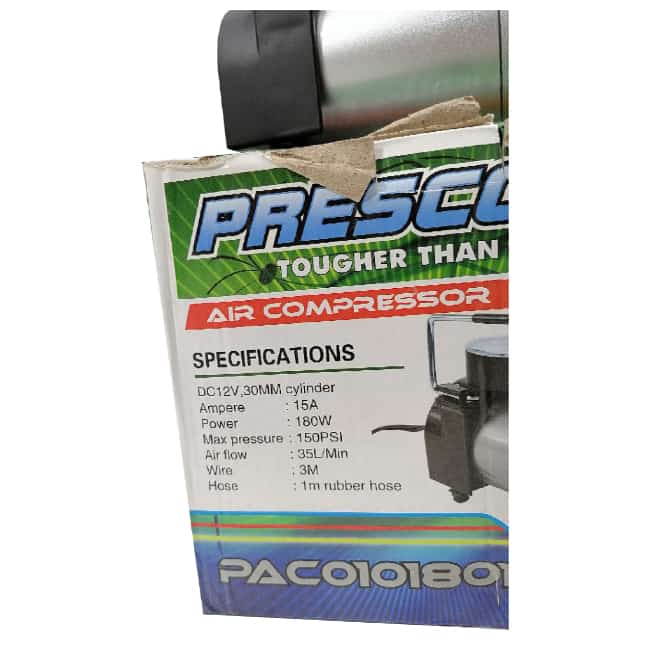 کمپرسور و پمب باد فندکی 180 وات پریسکوت PAC0101801 Prescott