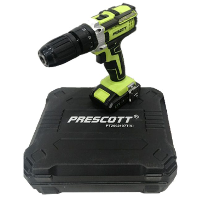 دریل شارژی پریسکوت 21 ولت سه نظام 10 مدل PT2002107