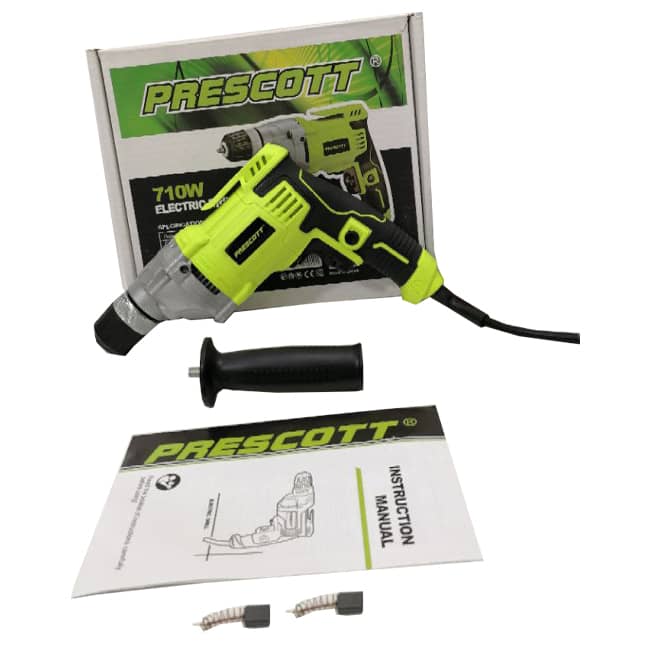 دریل برقی پریسکوت 710 وات سه نظام دیمر دار PT0101010 Prescott