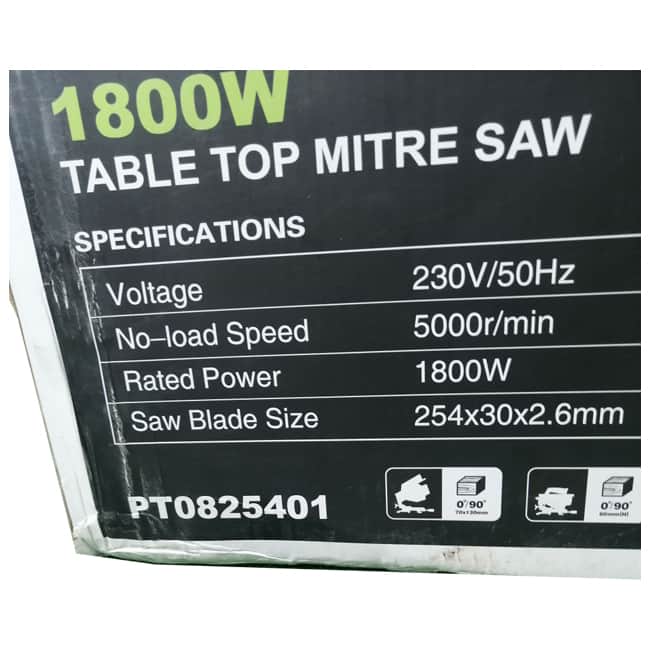 اره فارسی بر رومیزی پریسکوت 1800 وات PT0825401 Prescott