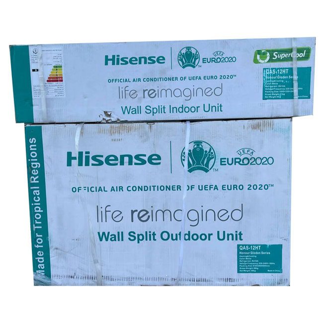 کولرگازی هایسنس 12 هزار QAS-12HT سرد و گرم 2022