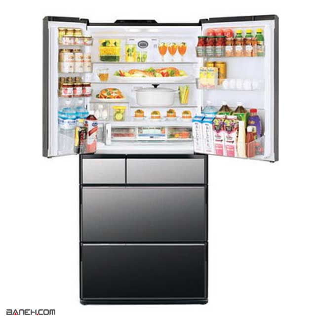 یخچال ساید بای ساید هیتاچی فرنچ 537 لیتر RE6800 Refrigerator Hitachi