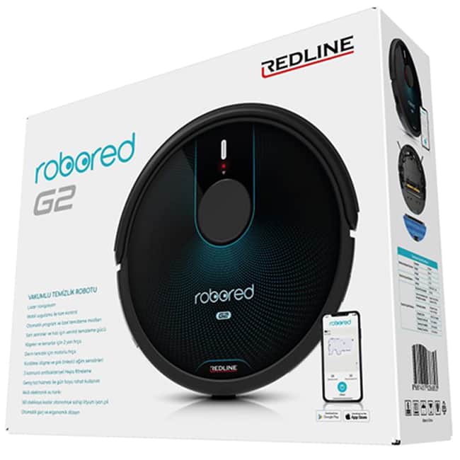 جارو شارژی رباتیک ردلاین 475 میلی لیتر Redline G2