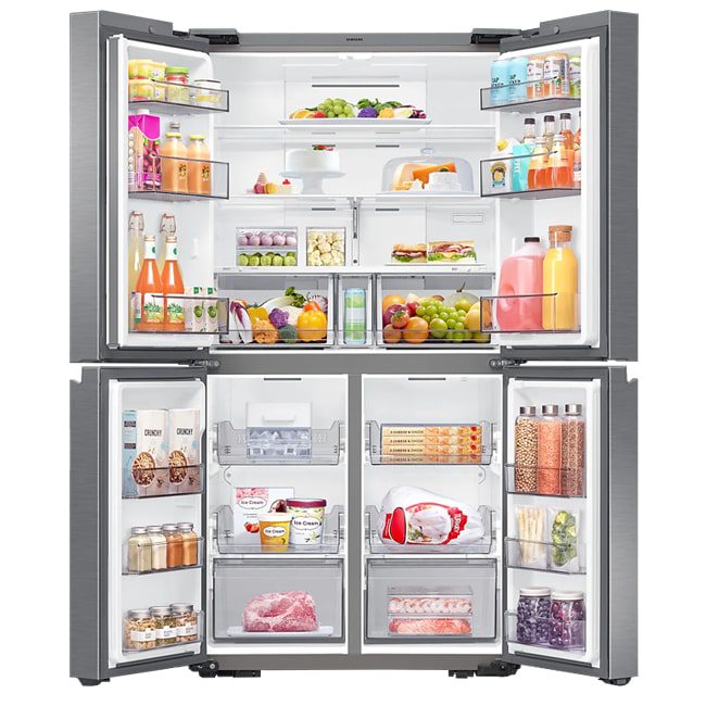 یخچال ساید بای ساید سامسونگ RF59 چهار درب فرنچ 30 فوت