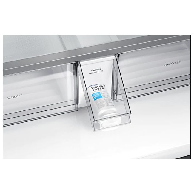 یخچال ساید سامسونگ RF71 ا 34 فوت سفید پنج درب 2022