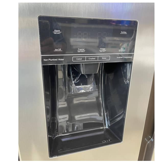 یخچال ساید بای ساید 30 فوت هایسنس RS6 96N4BGUنقره ای