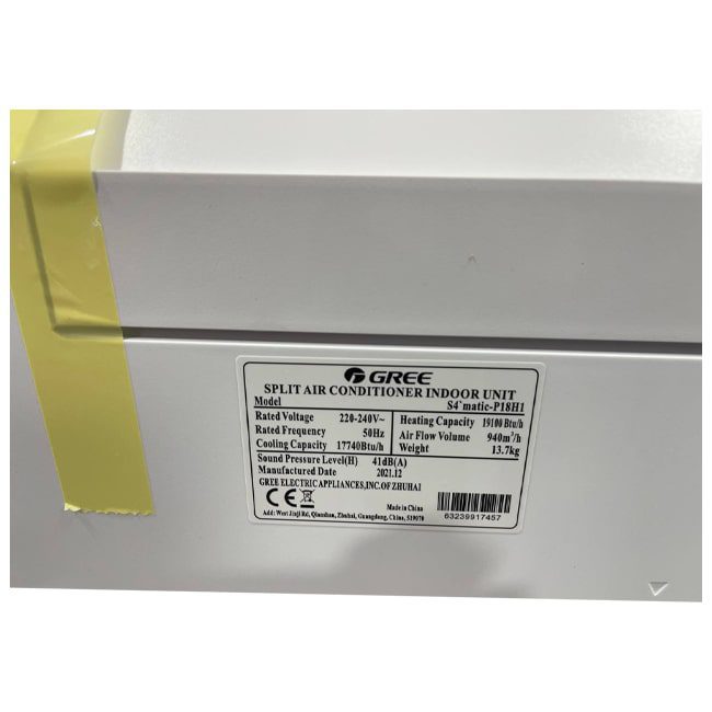 کولر گازی گری 24000 سرد و گرم S4 matic-P24H1