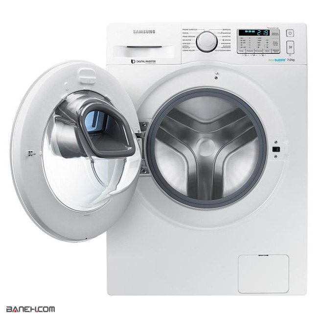 ماشین لباسشویی 9 کیلویی سامسونگ SAMSUNG ADDWASH WW90K5213WW