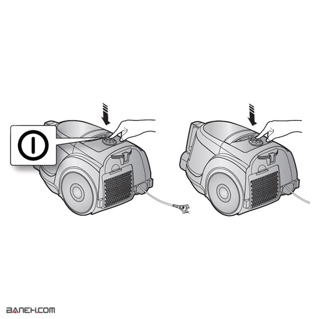 جاروبرقی سامسونگ بدون کیسه Samsung SC4570