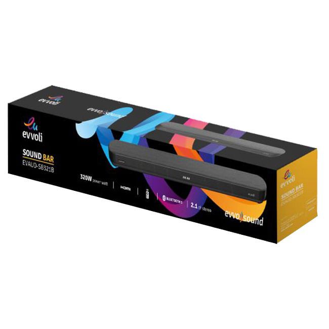 ساندبار بی سیم ایوولی 320 وات 2.1 کاناله بلوتوث دار SB321B