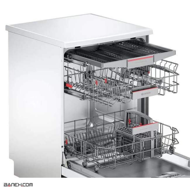 ظرفشویی بوش سری 6 کم صدا 13 نفره Bosch SMS67NW10M