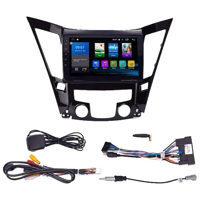 مانیتور خودرو و پخش فابریک ماشین آندرویدی سوناتا Sonata 2012 YF مدیاپلاس مدل C2