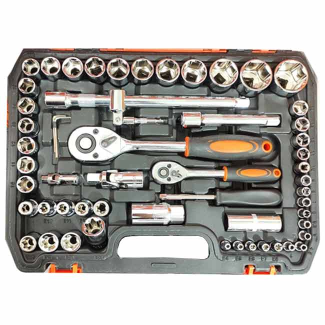 جعبه بکس 108 پارچه آچار بکس تاتیان کروم وانادیوم Tatian