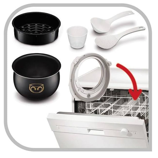 پلوپز تفال برقی 4 لیتری 860 وات Tefal RK8121 Rice Cooker