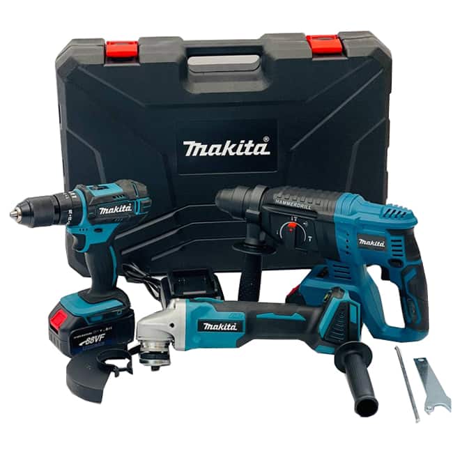 ست سه عددی ابزار شارژی 88 ولت ماکیتا MAKITA Three-piece