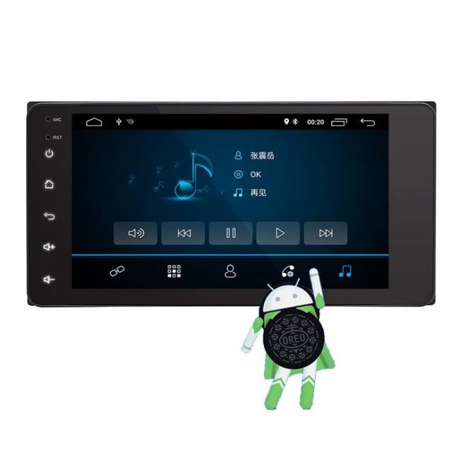 پخش فابریک خودرو تویوتا هایلوکس 7 اینچ مدل P100 سال 2008 – 2012 Toyota Hilux