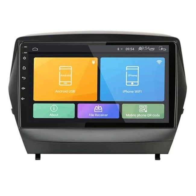 پخش فابریک تصویری و مانیتور اندروید خودرو توسان 10 اینچ IX35 Tucson Android مدل P100