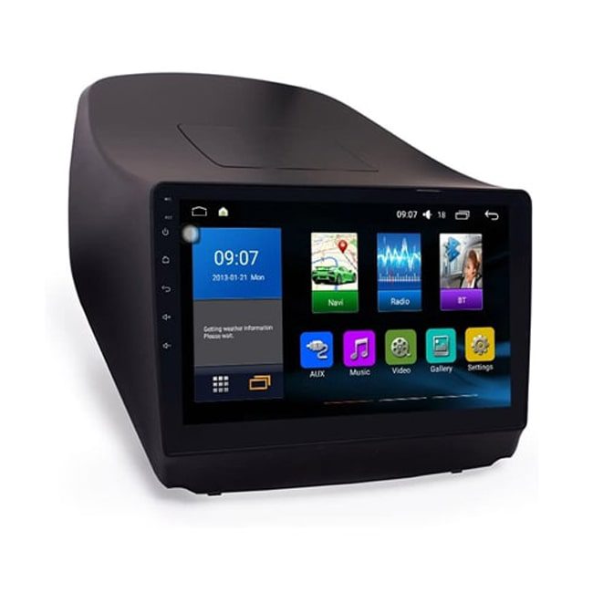 پخش فابریک تصویری و مانیتور اندروید خودرو توسان 10 اینچ IX35 Tucson Android مدل P100