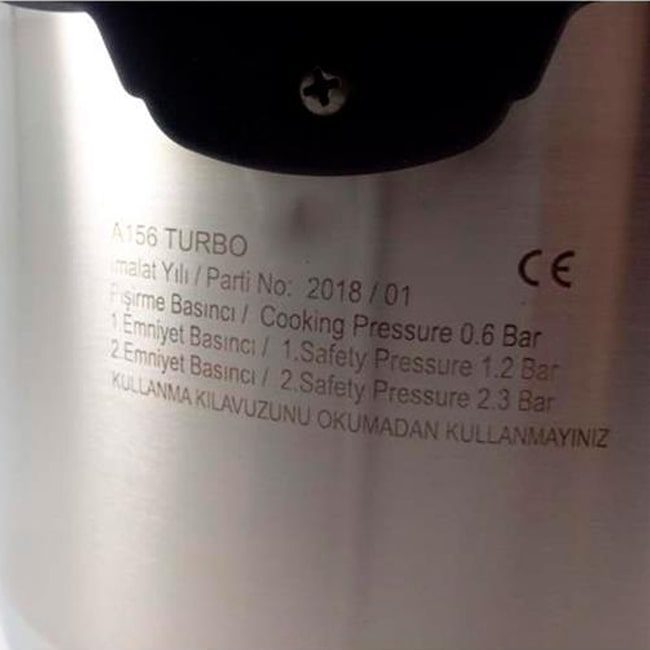 زودپز کرکماز ظرفیت 9 لیتر مدل TURBO-157