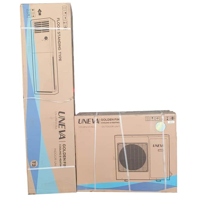 کولر گازی یونیوا 36000 ایستاده T3 گاز UNEVA UN-GF36 ULTRA R410