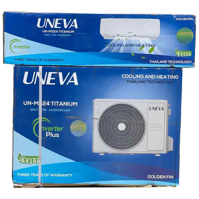 کولر گازی دیواری یونیوا سرد و گرم 24000 اولترا UNEVA UN-MS24 Ultra T3