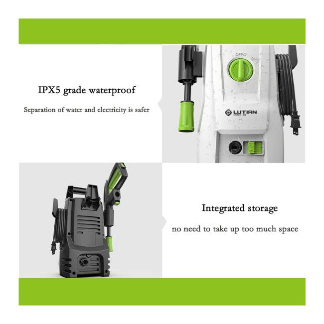 کارواش 1200 وات فشار موتور مسی فشار 80 مدل Sulfar 1200W-Skye White